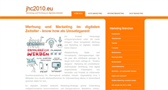 Desktop Screenshot of jhc2010.eu