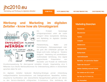 Tablet Screenshot of jhc2010.eu